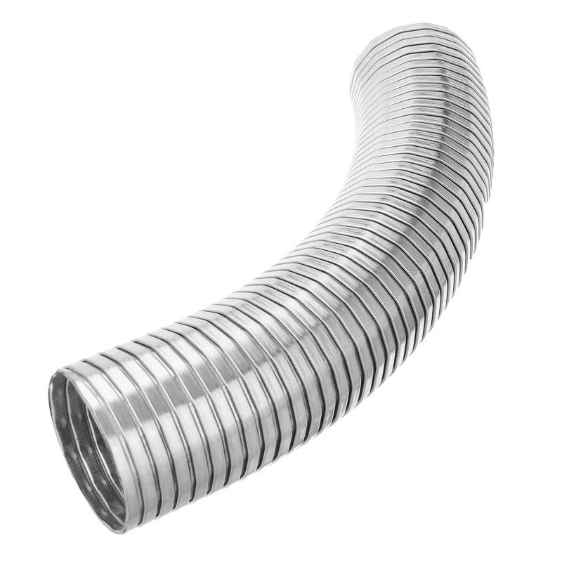 Auto Auspuff Endrohr 250mm Universal Edelstahl Auspuff Mittleren Link Rohr Flexible Schnelle Reparatur Rohr Auspuffspitzen von SAMWDK
