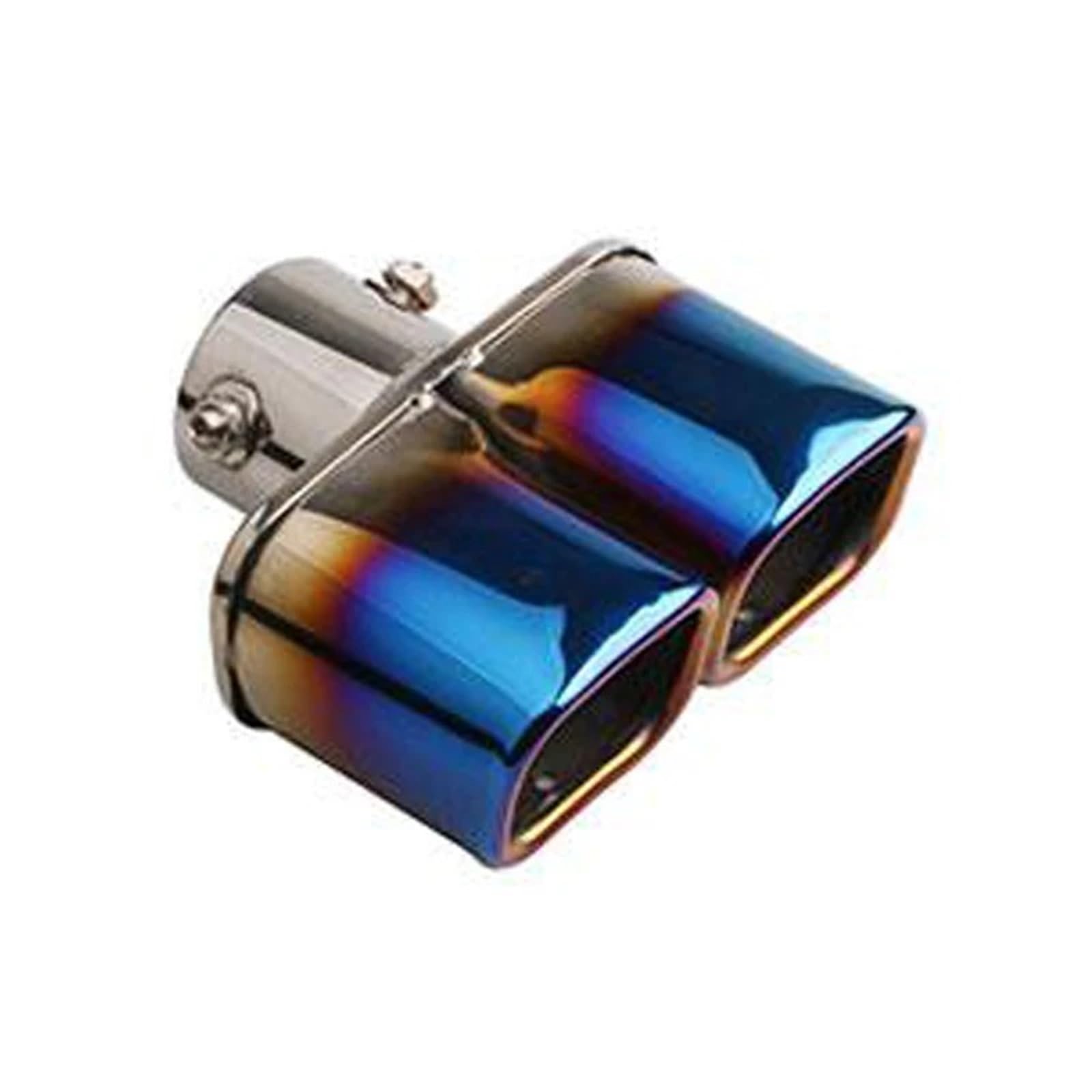Auto Auspuff Endrohr 63mm Auspuffspitze Einlass Doppel-Barrel Hinten Endrohr Schalldämpfer Outlet Edelstahl Auto Zubehör Auspuffspitzen Auto Auspuff Endrohr 63mm Auspuffspitze Einlass Doppel-Barrel Hinten Endrohr Schalldämpfer Outlet Edelstahl Auto Zubehör Auspuffspitzen von SAMWDK