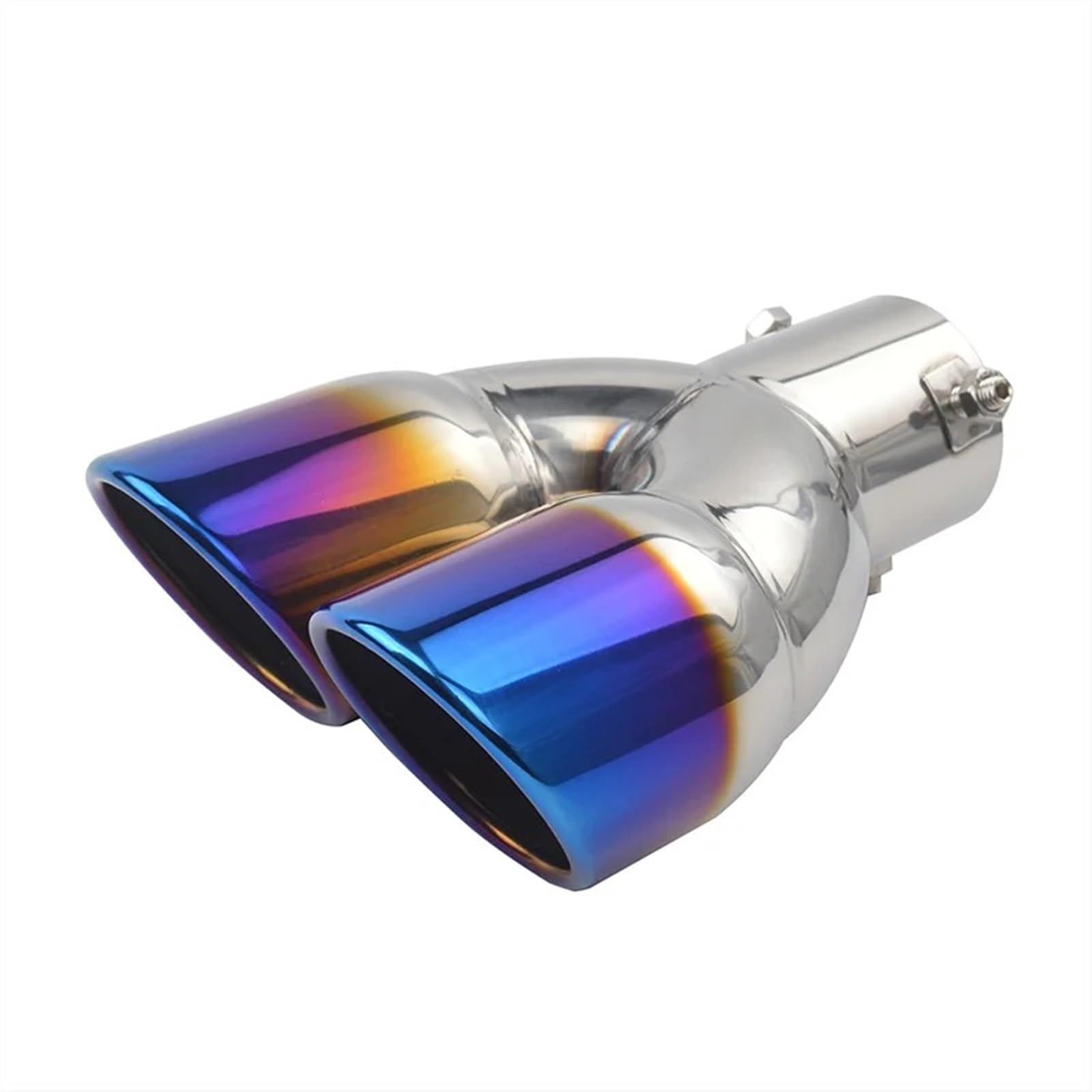 Auto Auspuff Endrohr 63mm Auspuffspitze Einlass Doppel-Barrel Hinten Endrohr Schalldämpfer Outlet Edelstahl Auto Zubehör Auspuffspitzen Auto Auspuff Endrohr 63mm Auspuffspitze Einlass Doppel-Barrel Hinten Endrohr Schalldämpfer Outlet Edelstahl Auto Zubehör Auspuffspitzen von SAMWDK