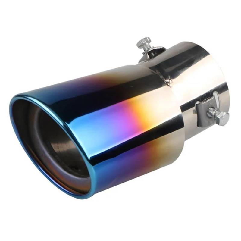 Auto Auspuff Endrohr Auto Auspuff Endrohr Schalldämpfer Edelstahl Modifizierte Spitzen Universal Innen Teile Einzigen Outlet Hinten Kehle Auspuffspitzen von SAMWDK