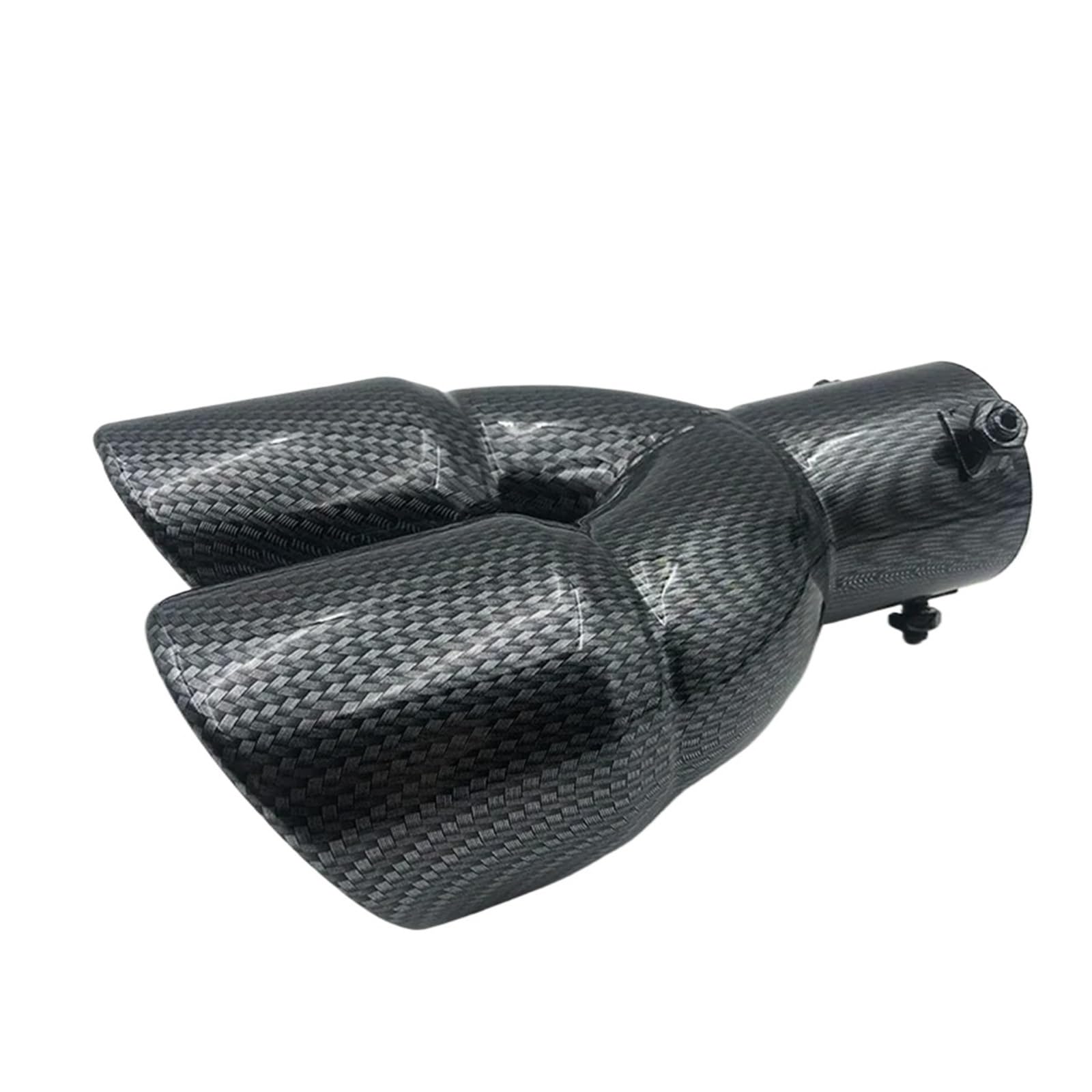Auto Auspuff Endrohr Automodifikation Doppelrohr-Auspuffrohrdekoration Universal Verdickte Version Outlet Endrohr Schalldämpfer Auspuffspitzen Auto Auspuff Endrohr Automodifikation Doppelrohr-Auspuffrohrdekoration Universal Verdickte Version Outlet Endrohr Schalldämpfer Auspuffspitzen von SAMWDK