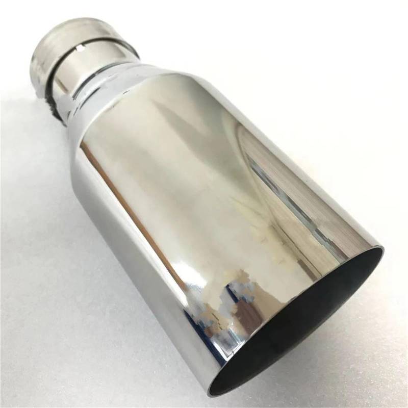 Auto Auspuff Endrohr Flache Kante Edelstahl Universal Automobil Auspuffrohr Schalldämpfer Auto Zubehör Modifikation Spitze Auspuffspitzen von SAMWDK