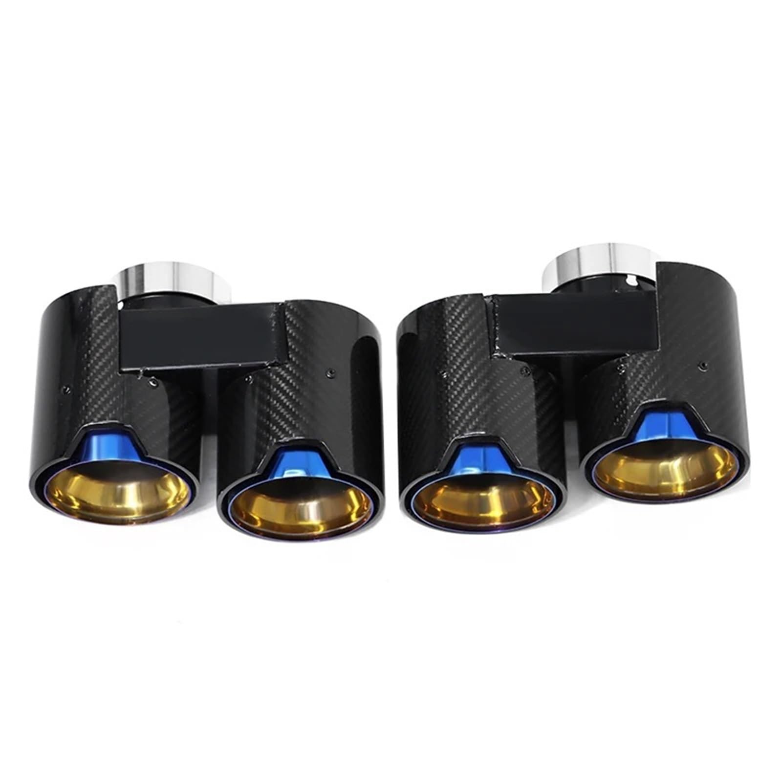 Auto Auspuff Endrohr Für 3er G20 G21 330i 330e 2019-2024 Quad-Auspuffblende Endrohr Schalldämpfer Rohr Carbon Fiber Performance Düse Auspuffspitzen Auto Auspuff Endrohr Für 3er G20 G21 330i 330e 2019-2024 Quad-Auspuffblende Endrohr Schalldämpfer Rohr Carbon Fiber Performance Düse Auspuffspitzen von SAMWDK