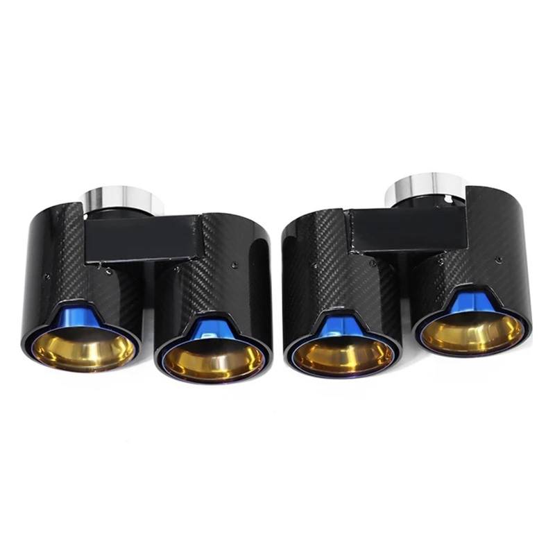 Auto Auspuff Endrohr Für 3er G20 G21 330i 330e 2019-2024 Quad-Auspuffblende Endrohr Schalldämpfer Rohr Carbon Fiber Performance Düse Auspuffspitzen von SAMWDK