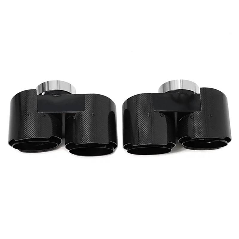 Auto Auspuff Endrohr Für 3er G20 G21 330i 330e 2019-2024 Quad-Auspuffblende Endrohr Schalldämpfer Rohr Carbon Fiber Performance Düse Auspuffspitzen von SAMWDK