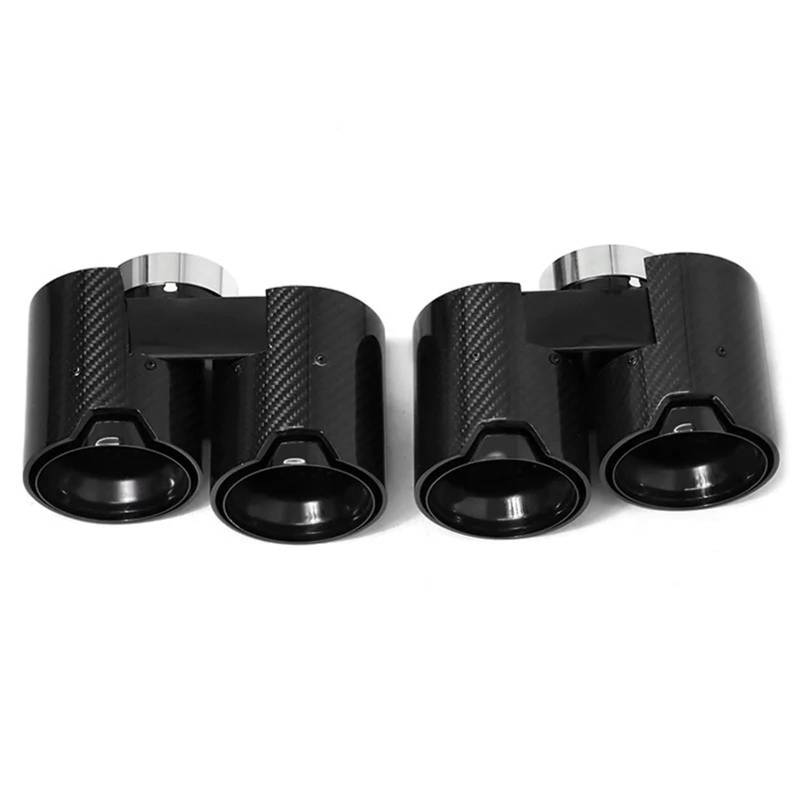 Auto Auspuff Endrohr Für 3er G20 G21 330i 330e 2019-2024 Quad-Auspuffblende Endrohr Schalldämpfer Rohr Carbon Fiber Performance Düse Auspuffspitzen von SAMWDK