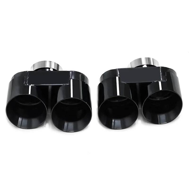 Auto Auspuff Endrohr Für 3er G20 G21 330i 330e 2019-2024 Quad-Auspuffblende Endrohr Schalldämpfer Rohr Carbon Fiber Performance Düse Auspuffspitzen von SAMWDK