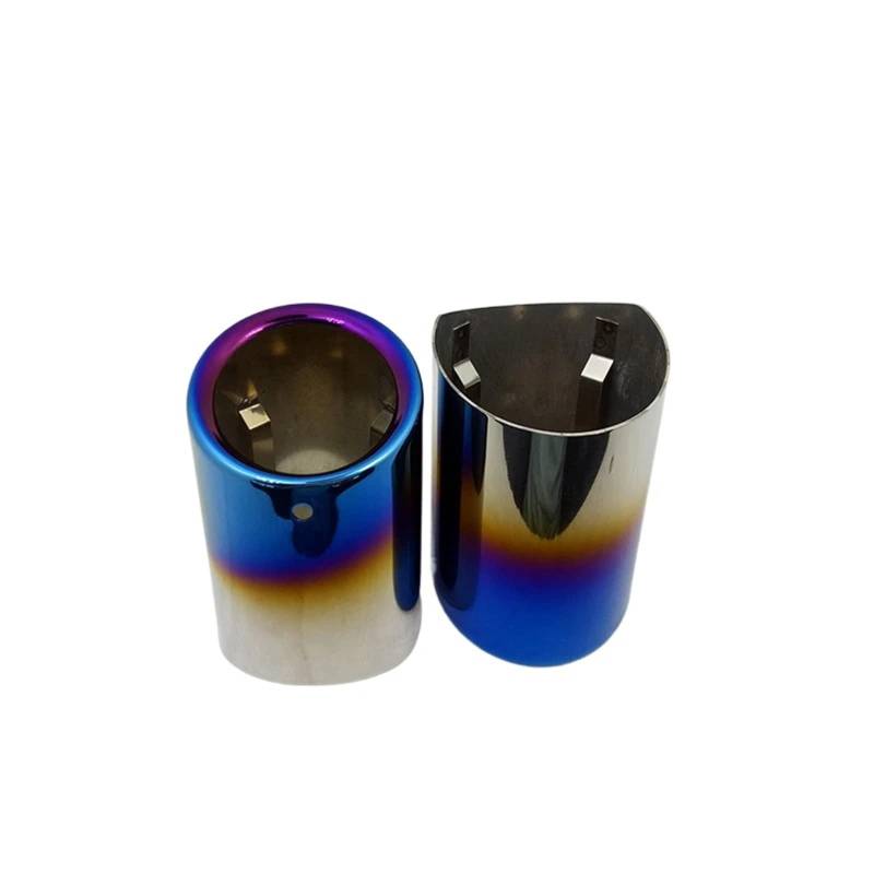 Auto Auspuff Endrohr Für 5 Series 520i 523i 525i 528i 530i 535i 535d F10 F11 F18 E60 E61 E39 2 STÜCKE Auspuffblenden Schalldämpferdüse Autozubehör Auspuffspitzen von SAMWDK