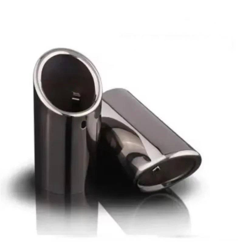 Auto Auspuff Endrohr Für A4 B8 A4L Für Q5 2007-2014 2 Stücke Edelstahl Chrom Auspuffkrümmer Spitze Rohr Schwanz Hinten Schalldämpfer Auto Zubehör Auspuffspitzen von SAMWDK