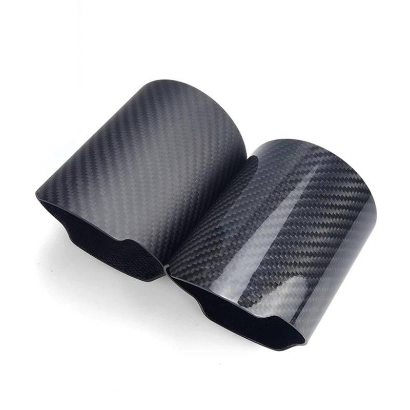 Auto Auspuff Endrohr Für DIY Auto Universal Auspuffrohr Carbon Fiber Abdeckung Schalldämpfer Fall Spitze Gehäuse Auspuffspitzen von SAMWDK
