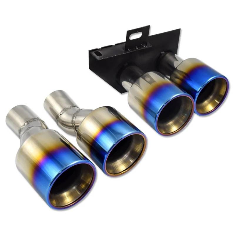 Auto Auspuff Endrohr Für F10 F11 520i 523i 525i 528i 530i Dual Auspuffrohr Quad Schalldämpfer Spitze Endrohr Düse Auspuffspitzen von SAMWDK