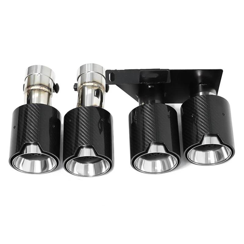 Auto Auspuff Endrohr Für F10 F11 520i 523i 525i 528i 530i Dual Auspuffrohr Quad Schalldämpfer Spitze Endrohr Düse Auspuffspitzen von SAMWDK
