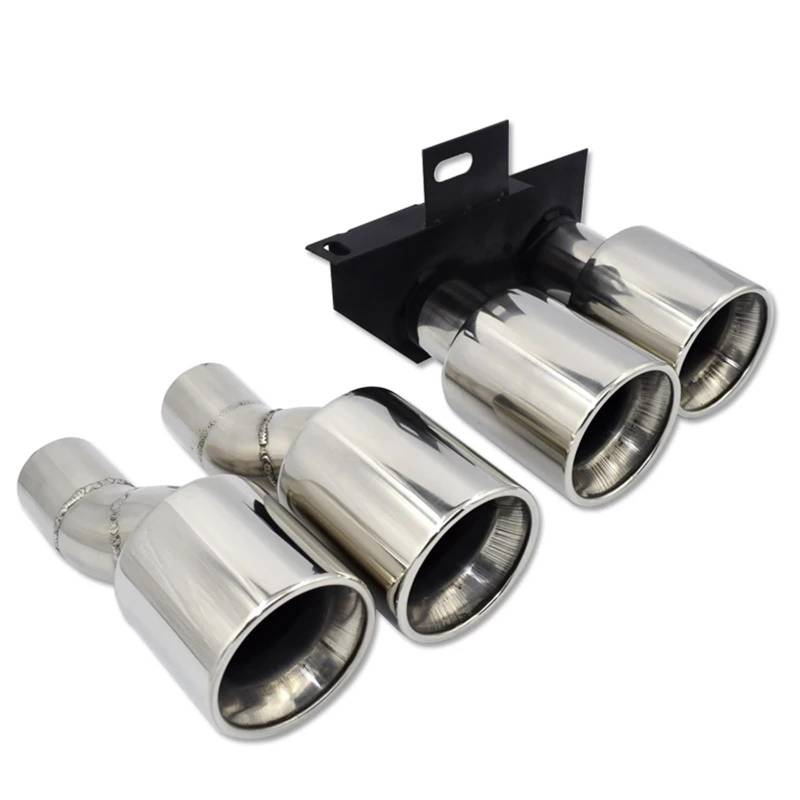 Auto Auspuff Endrohr Für F10 F11 520i 523i 525i 528i 530i Dual Auspuffrohr Quad Schalldämpfer Spitze Endrohr Düse Auspuffspitzen von SAMWDK