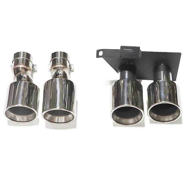 Auto Auspuff Endrohr Für F10 F11 520i 523i 525i 528i 530i Dual Auspuffrohr Quad Schalldämpfer Spitze Endrohr Düse Auspuffspitzen von SAMWDK