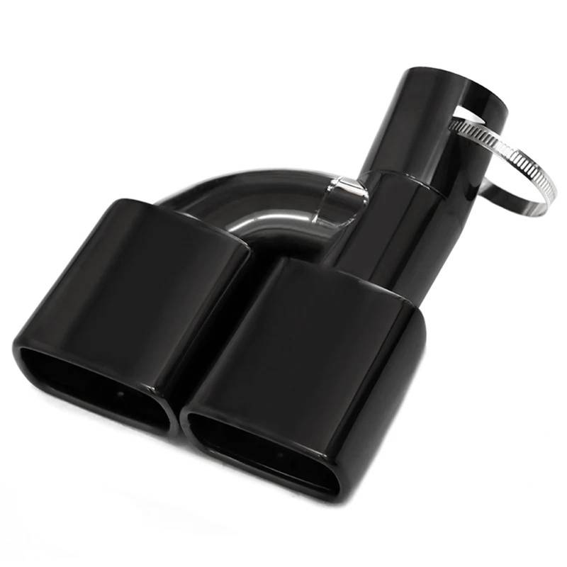 Auto Auspuff Endrohr Für Toyota Für C-HR 1 PCS Dekoriert Auto Dual Auspuff Spitze Platz Outlet Düse Schalldämpfer System Auspuffspitzen von SAMWDK