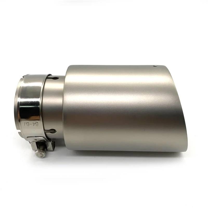Auto Auspuff Endrohr Für VW Für GTI MK7 Für Golf 7 304 Matte Edelstahl Auto Universal Auspuff System Spitze Düse Einzel Schalldämpfer Rohr 1 STÜCKE Auspuffspitzen von SAMWDK