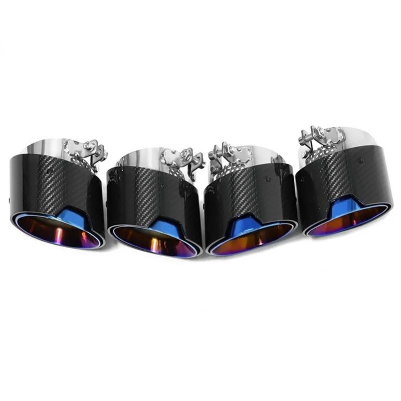 Auto Auspuff Endrohr Für X3M Für X4M F97 F98 Leistung 4 Teile/los Auto Auspuffrohr Direkt Stecker Schalldämpfer Spitze Düse Endrohr Auspuffspitzen von SAMWDK