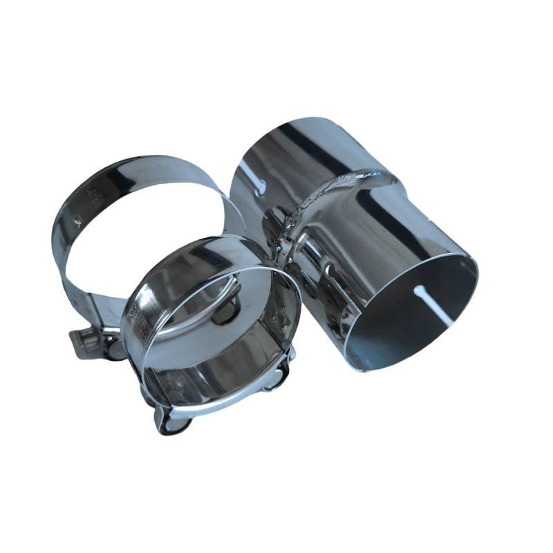 Auto Auspuff Endrohr Universal Auto Motorrad Zubehör Edelstahl Auspuffrohr Reduzierstück Adapter Schalldämpfer Pipeline Geschweißte Auspuffspitzen von SAMWDK