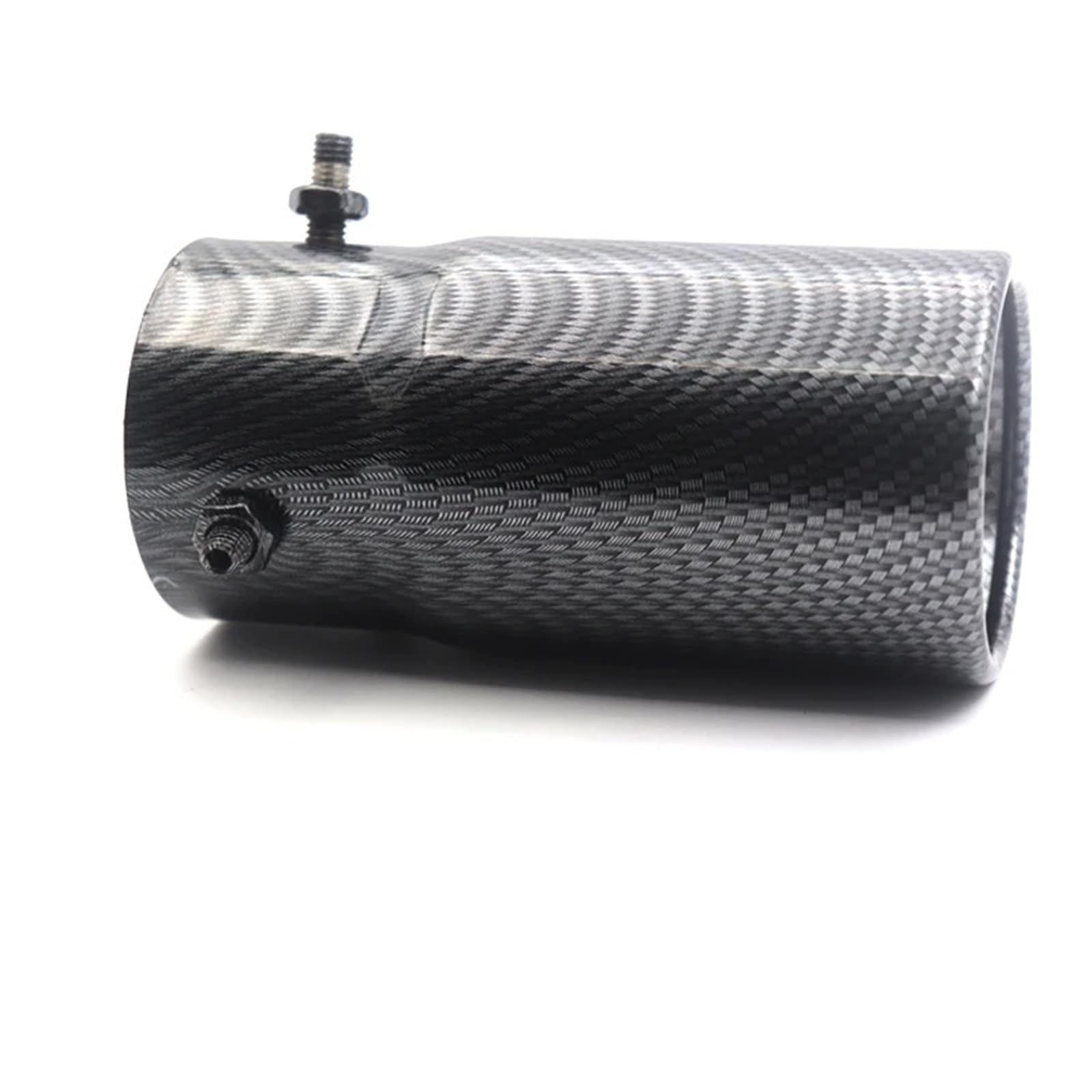 Auto Auspuff Endrohr Universal Modifizierte Auspuffrohrspitze Doppelschicht Verdickter Carbonfaser-Endrohrschalldämpfer Autozubehör Auspuffspitzen Auto Auspuff Endrohr Universal Modifizierte Auspuffrohrspitze Doppelschicht Verdickter Carbonfaser-Endrohrschalldämpfer Autozubehör Auspuffspitzen von SAMWDK