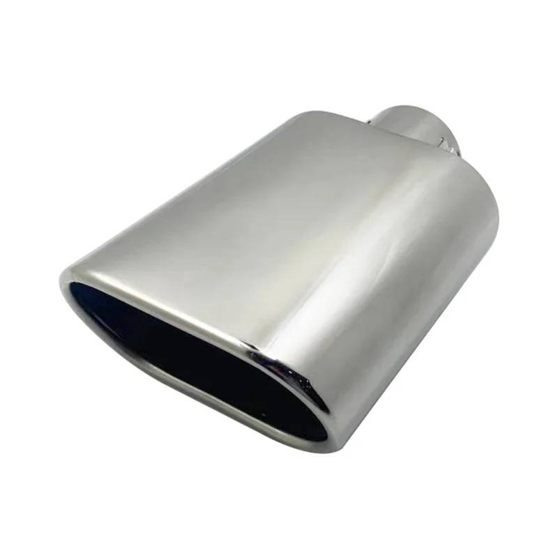 Auto Auspuff Endrohr Universal Square Auto Auspuff Schalldämpfer Tipps Einstellbare Einlass Für 1,5 Zu 2,25 Zoll Rohre Outlet Edelstahl Endrohr Auspuffspitzen von SAMWDK