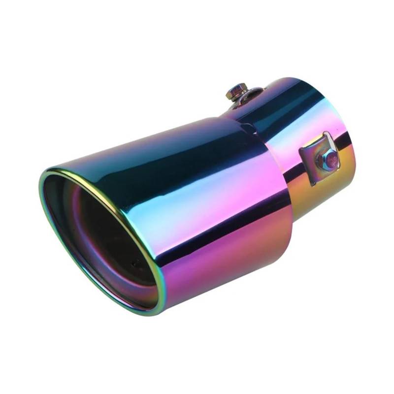 Auto Auspuff Endrohr Universelle Endrohrmodifikation Mit Farbigem Edelstahl-Dekorschalldämpfer Mit Einem Durchmesser Von 63 Mm. Auspuffspitzen von SAMWDK