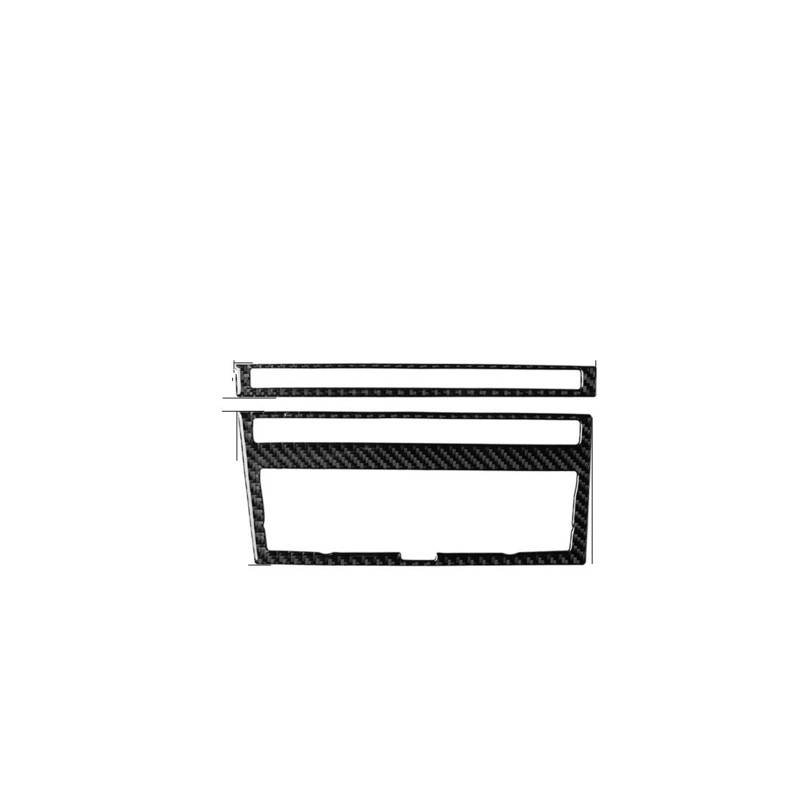 Auto Innenmittelkonsolen Carbon Faser Auto Klimaanlage CD Panel Schutz Rahmen Trim Aufkleber Innen Für A6 Für 4F Für C6 2005 2006 2007 2008 2009 2010 2011 Zubehör Auto Innenraum(A) von SAMWDK