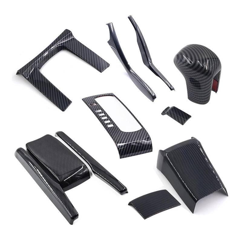 Auto Innenmittelkonsolen Carbon Fiber Auto Getriebe Panel Trim Shift Panel Zentrale Armest Box Decor Abdeckung Für Civic 10th 2016 2017 2018 2019 2020 Auto Zubehör Auto Innenraum(11) von SAMWDK