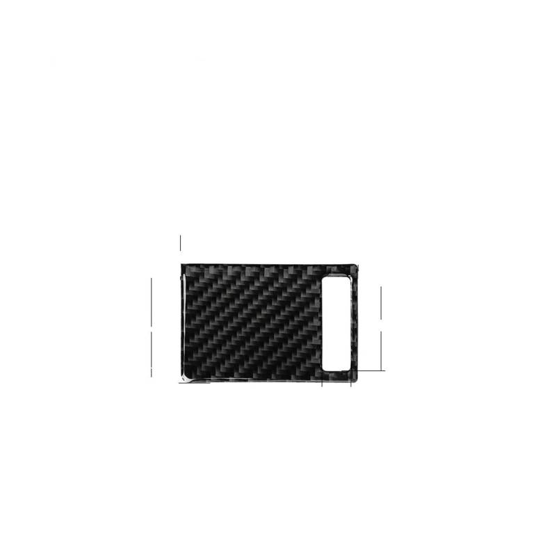 Auto Innenmittelkonsolen Für A6 Für C6 Für 4F 2005-2011 Auto Innen Carbon Faser Linke Seite Luftauslass Panel Trim Aufkleber Rahmen Abdeckung Dekor Auto Zubehör Auto Innenraum(Right Hand Drive) von SAMWDK