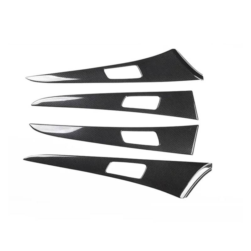 Auto Innenmittelkonsolen Für Hyundai Für Sonata 2011 2012 2013 2014 2015 Zubehör Center Konsole Getriebe Outlet Windows Control Panel Türgriff Carbon Fiber ABS Aufkleber Auto Innenraum(E Door Handle) von SAMWDK