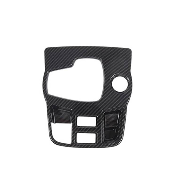 Auto Innenmittelkonsolen Für Jaguar Für F-TYPE 2013 2014-2024 ABS Carbon Faser Auto Interior Center Konsole Getriebe Shift Panel Abdeckung Rahmen Aufkleber Trim Zubehör Auto Innenraum(Style-B Carbon f von SAMWDK