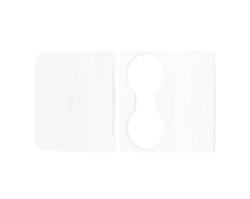 Auto Innenmittelkonsolen Lenkrad Whift Schutz Abdeckung Für Tesla Modell 3 Für Y Schaltknauf Zentrale Panel Tür Seite Innen Vorne Dashboard Trim Streifen Auto Innenraum(2matte White) von SAMWDK