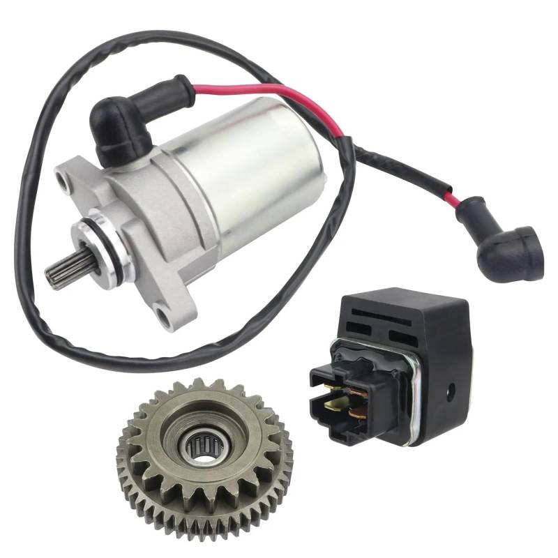 Anlasserrelais Hochleistungs-Startergetriebe Und Relais Für Polaris Für Sportsman 90 Scrambler 90 Predator 90 Für E-Ton 90 ATV 2001 2002 2003 2004 2005 2006 von SANCAK