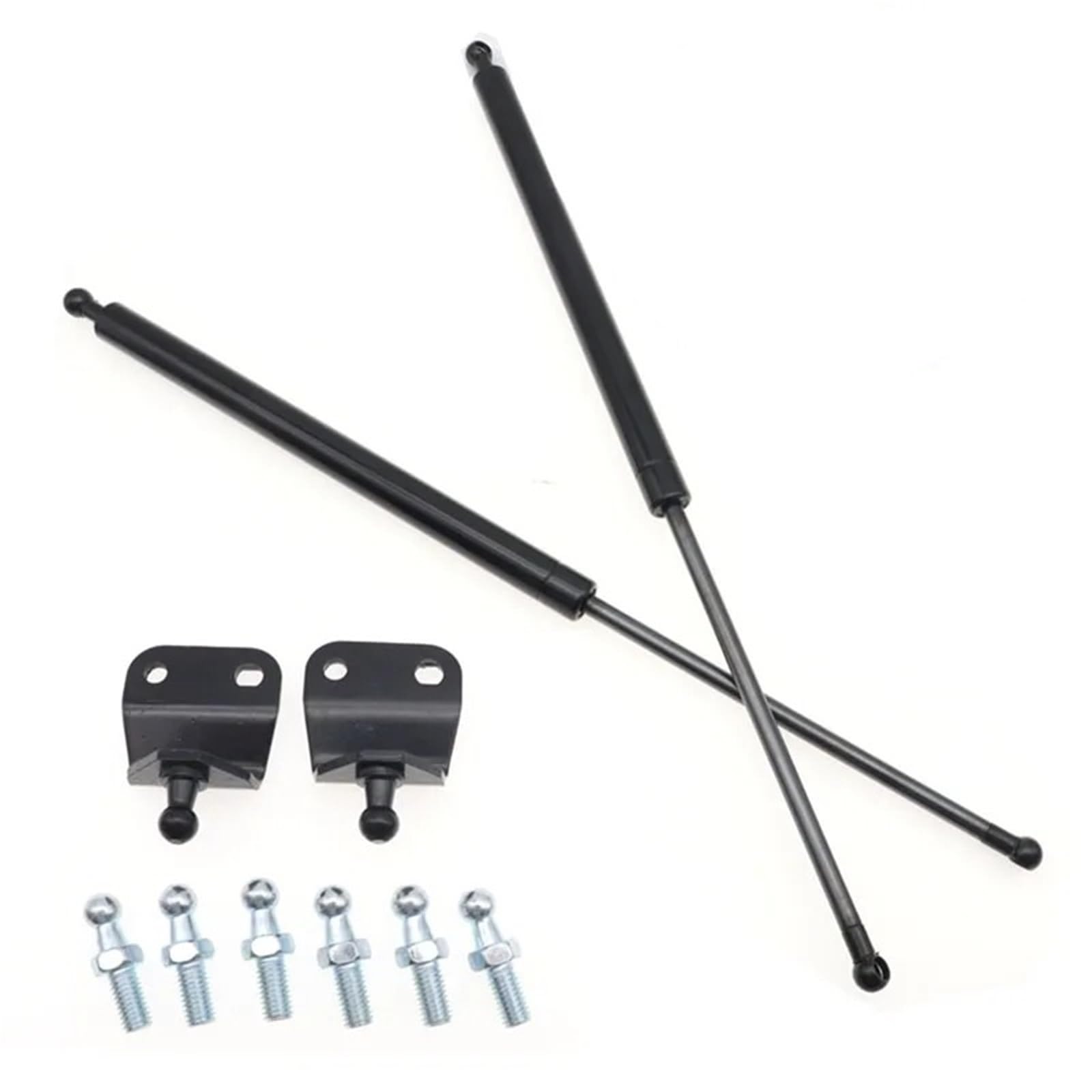 Kfz Strebenstangen 1200 N 2 Stück 300–600 Mm Stoßdämpfer-Hebestreben-Stützstange Gasfeder Hebestütze Für Staubett Auto Motorhaube Motorhaube Heckklappe Wohnmobil Bus(550mm) von SANCAK