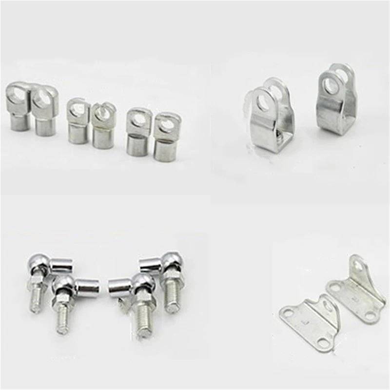 Kfz Strebenstangen 2 Stück 10 Mm M10 M8 M6 Universal-Kofferraum-Motorhaubenlift Unterstützt Gasdruckfeder-End-Fit-Anschluss Kugelgewindebolzen Stiftgelenk Ventilfeder(Flat-8mm) von SANCAK