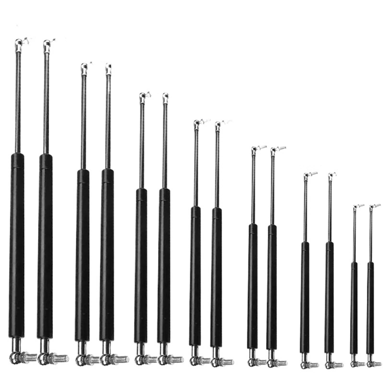 Kfz Strebenstangen 2 Stücke 300-600mm 400N Auto Gasdruckfedern Motorhaube Haube Stamm Heckklappe Schock Strut Unterstützung Bar Gas Frühling Bus Bett LKW Boot Fenster(400mm) von SANCAK
