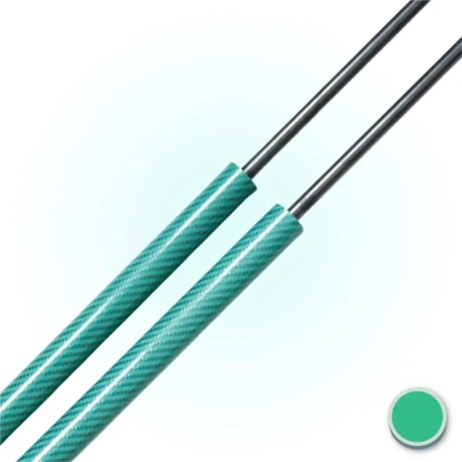 Kfz Strebenstangen 2PCS Haube Streben Für Nissan Patrol Y62 2010-heute Für Armada Vorderen Haube Lift Unterstützt Gas Quellen(Green Carbon Fiber) von SANCAK