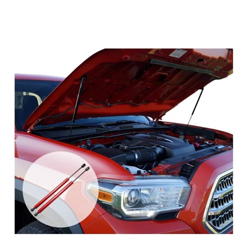 Kfz Strebenstangen Auto Luke Lift Unterstützt Haube Motorhaube Gasdruckfedern Frühling Für Toyota Für Sequoia 2008-2014 Für Tundra 2007-2013 739mm Dämpfer(Black Carbon Fiber) von SANCAK