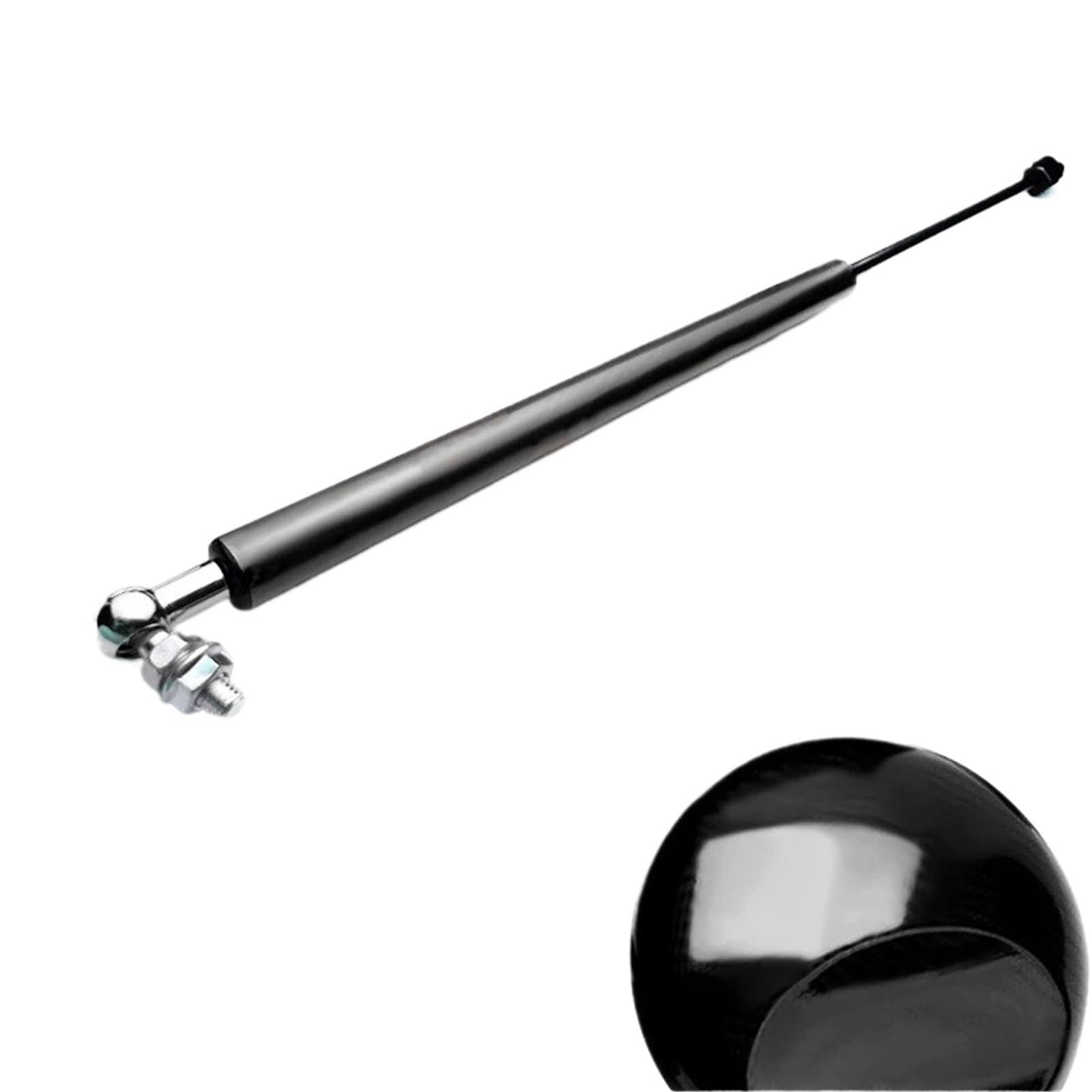 Kfz Strebenstangen Auto Refit Motorhaube Haube Abdeckung Gas Stoßdämpfer Lift Strut Bars Unterstützung Stange Hydraulische Für Skoda Für Octavia Für A5 MK2 (1Z) 2004-2013(Piano Black) von SANCAK