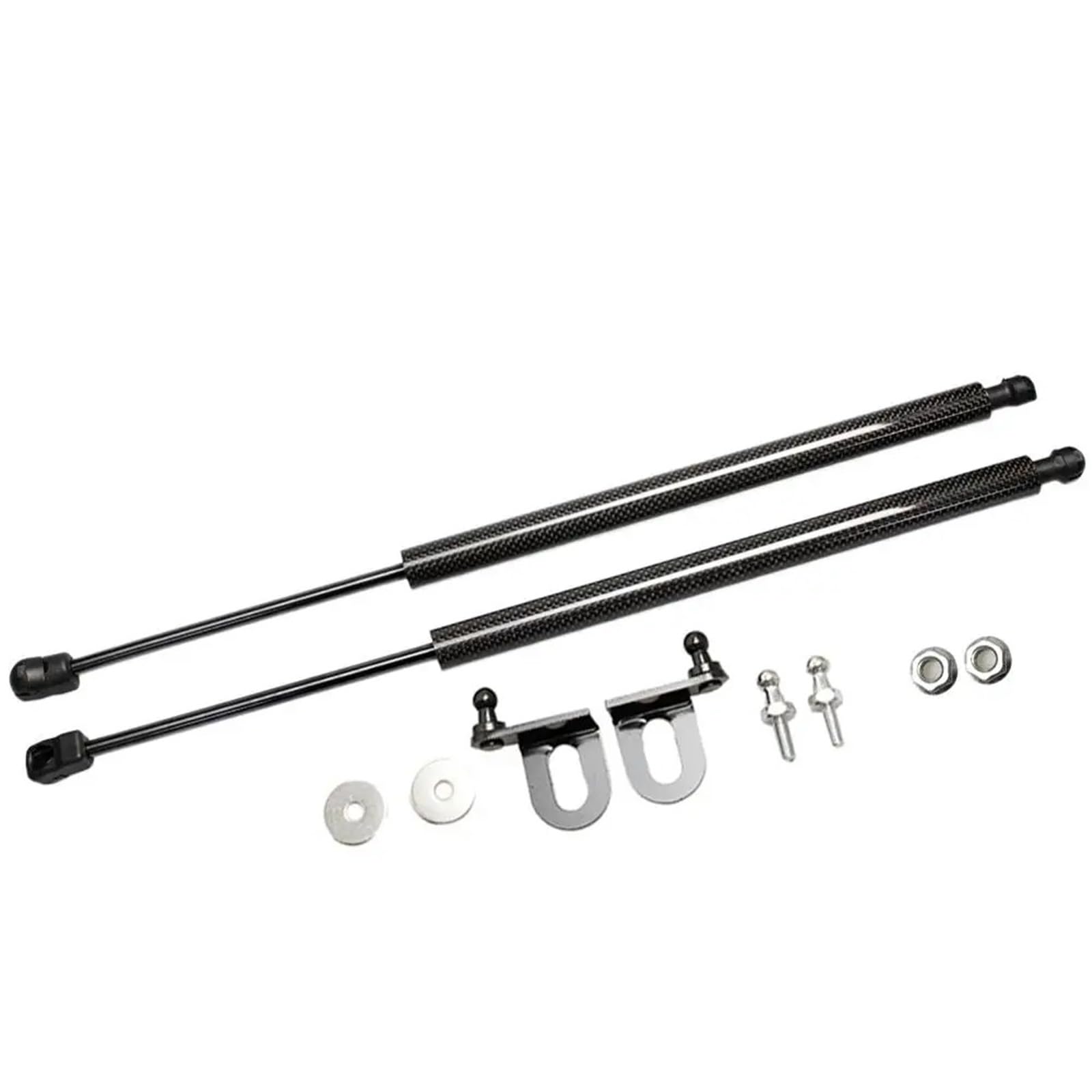 Kfz Strebenstangen Für Nissan Für Sunny B13 1990 1991 1992 1993 Für Tsuru Für Sentra B13 Motorhaube Ändern Gas Streben Lift Unterstützung Shock Dampe Absorber(Black Carbon Fiber) von SANCAK