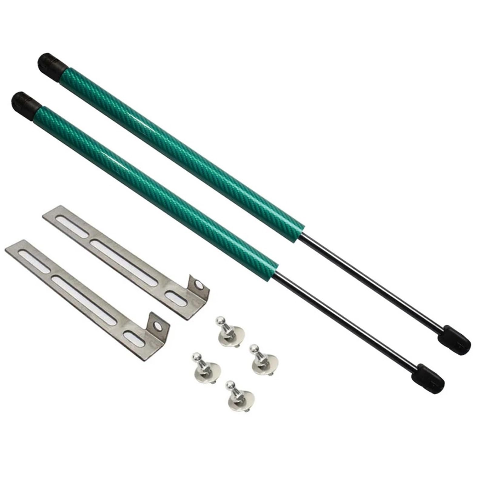 Kfz Strebenstangen Für SEAT Leon MK3 5F 2012 2013 2014-2020 Vordere Motorhaube Modifizieren Sie Gasdruckfedern Hebeunterstützung Kohlefaser-Stoßdämpfer Zubehör Absorber(Green Carbon Fiber) von SANCAK
