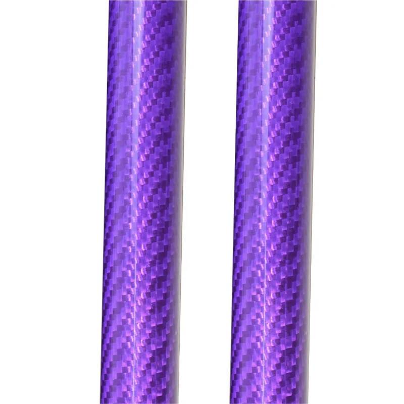 Kfz Strebenstangen Haubenstrebe Für SEAT Leon Mk3 5F 2012–2020 Stoßdämpfer Vorne Haubenmodifikation Hebeunterstützung Gasfeder Stoßdämpfer Zubehörstrebe(Purple Carbon Fiber) von SANCAK