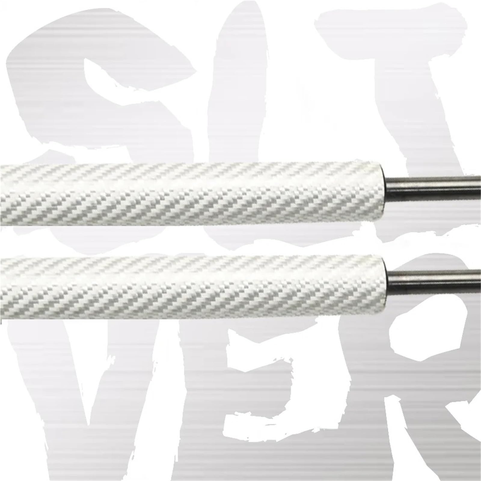 Kfz Strebenstangen Motorhaubenstreben Für SEAT Leon MK3 5F 2012–2020. Lift Unterstützt Die Vordere Motorhaube. Modifizieren Sie Gasdämpferstreben Federstoßdämpfer(Sliver Carbon Fiber) von SANCAK
