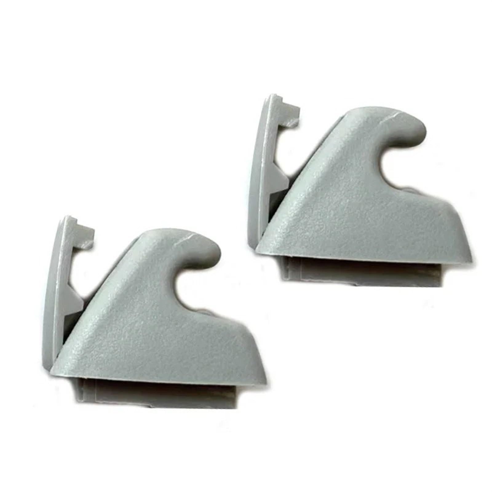 Sonnenblende 2 Stücke Auto Sonnenblende Clip Grau Sonnenblende Unterstützung Clip Retainer Halterung Haken Für Chevrolet Für Cruze Für Sonic Für Funken 95994975(Grey) von SANCAK