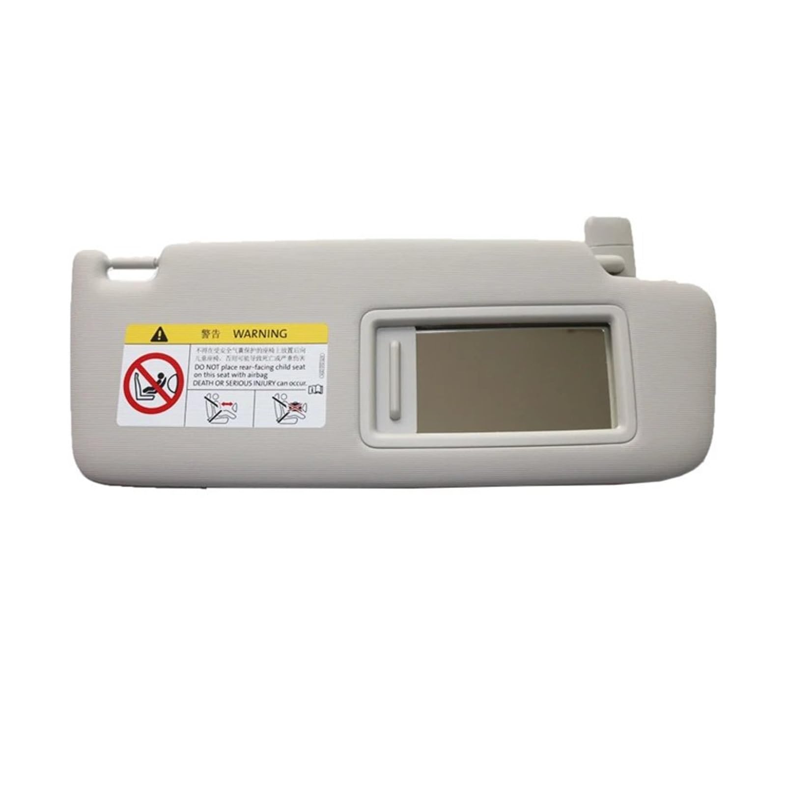 Sonnenblende Für Golf 7 7.5 Für Passat B8 Für CC Für Jetta MK7 Für Skoda Für Octavia 3 Auto-Sonnenblenden-Panel-Make-up-Spiegel 5GG857551 5GG857552(Grey Passenage) von SANCAK