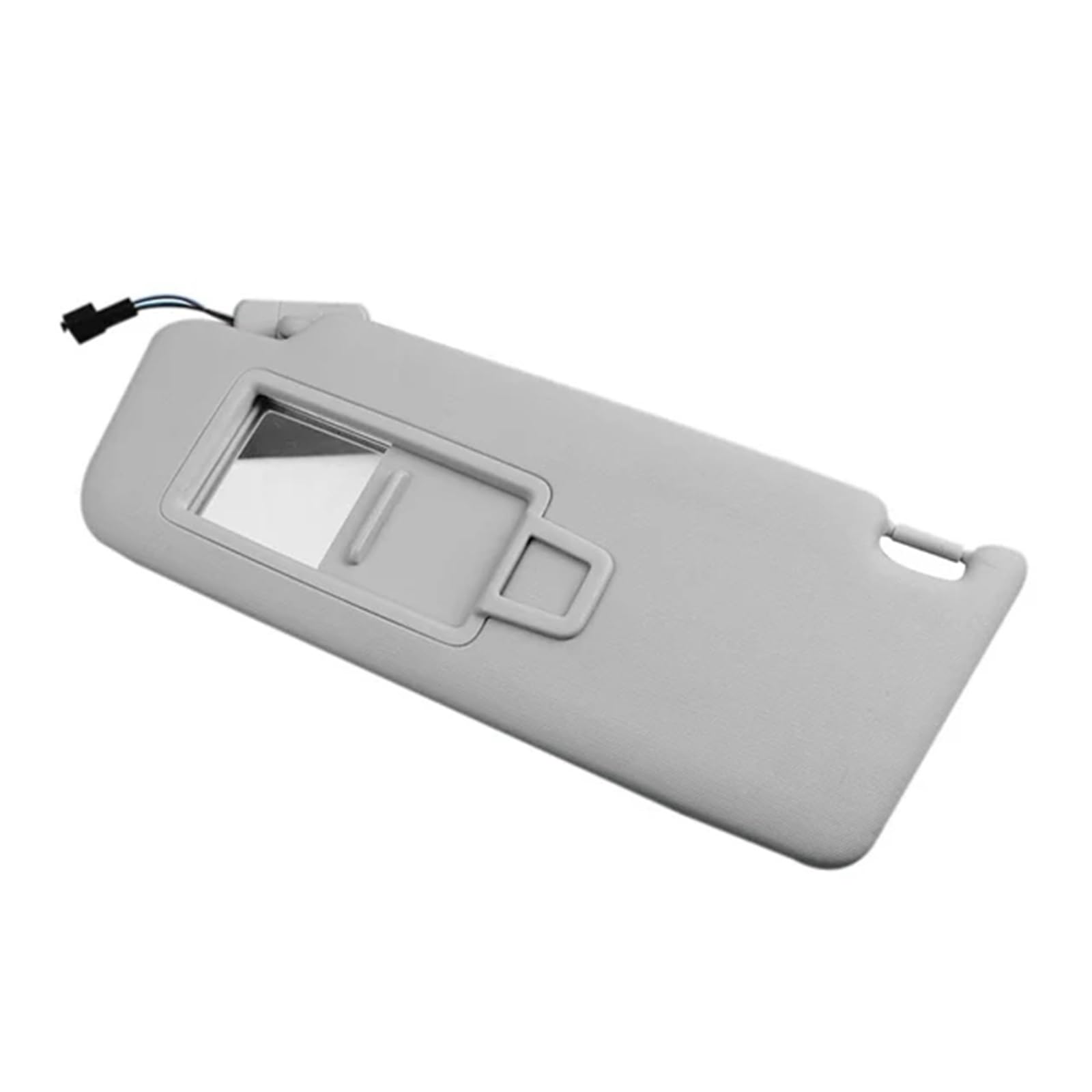 Sonnenblende Für Golf 7 Für Jetta MK7 Für T-Cross Für Passat B8 Für CC Für E-Golf Für T-ROC Graues Auto-Sonnenblendenpanel mit Schminkspiegel(Links) von SANCAK