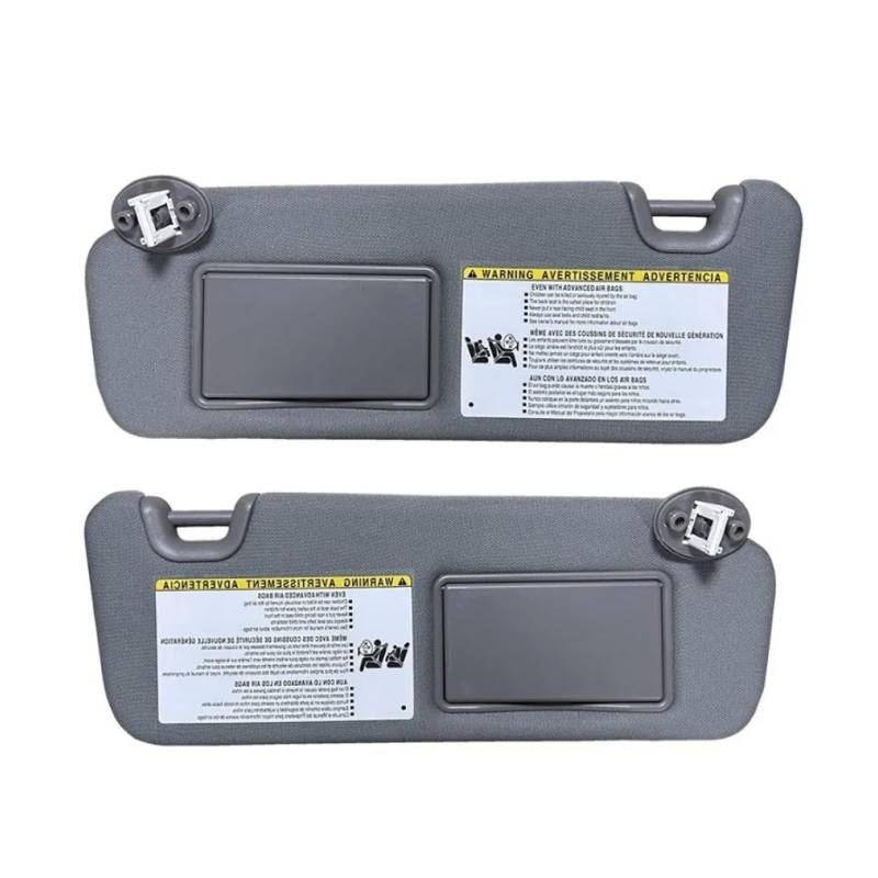 Sonnenblende Für Highlander 2014 2015 2016 2017 2018 2019 Beige Sonnenblende Links Rechts Seite Fahrer Passagier Seite(Grey Left and Right) von SANCAK