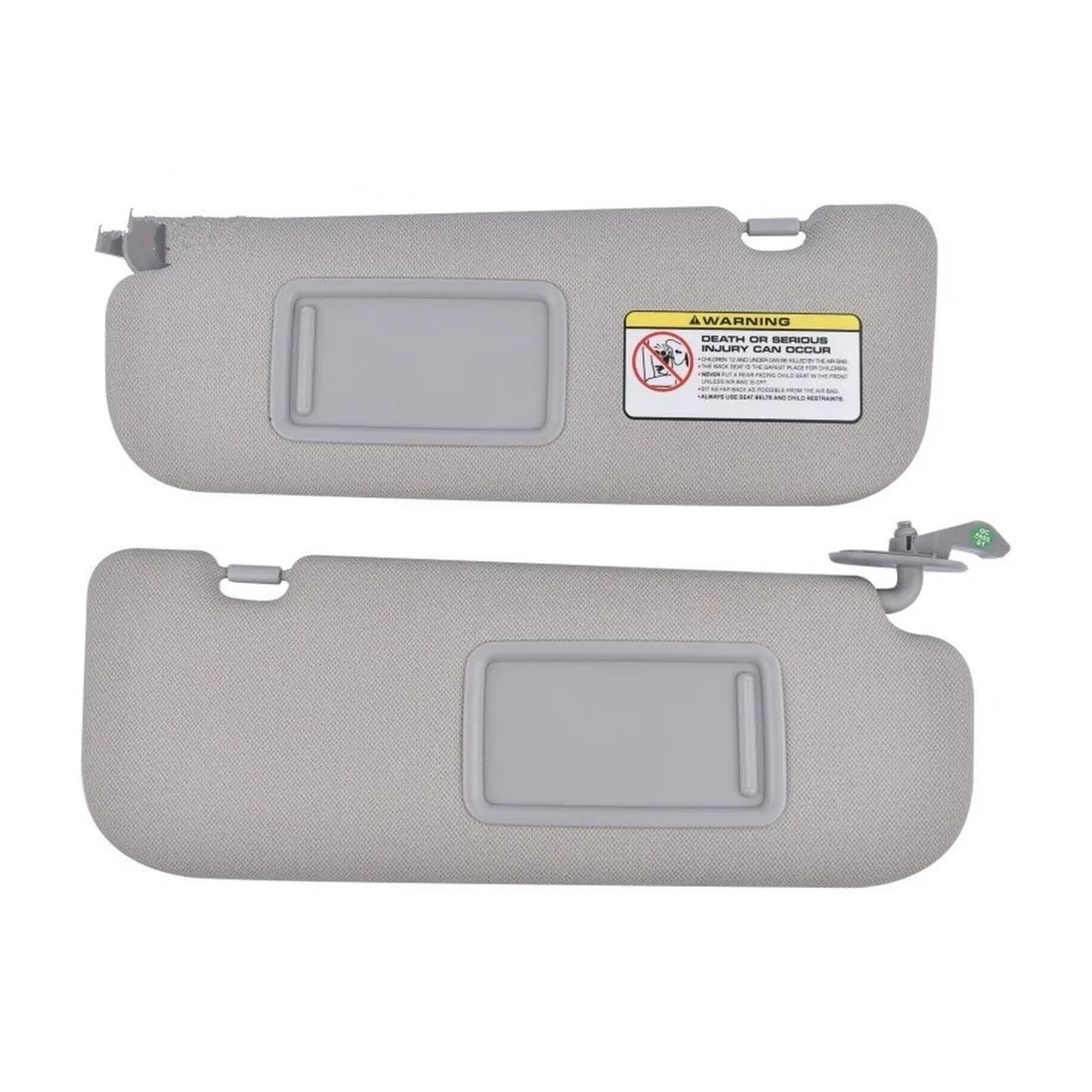 Sonnenblende Für Hyundai Für Elantra MD 2011 2012 2013 2014 2015 Grau Links Rechts Seite Sonnenblende 852103X000TX 852203X000TX(A Pair) von SANCAK