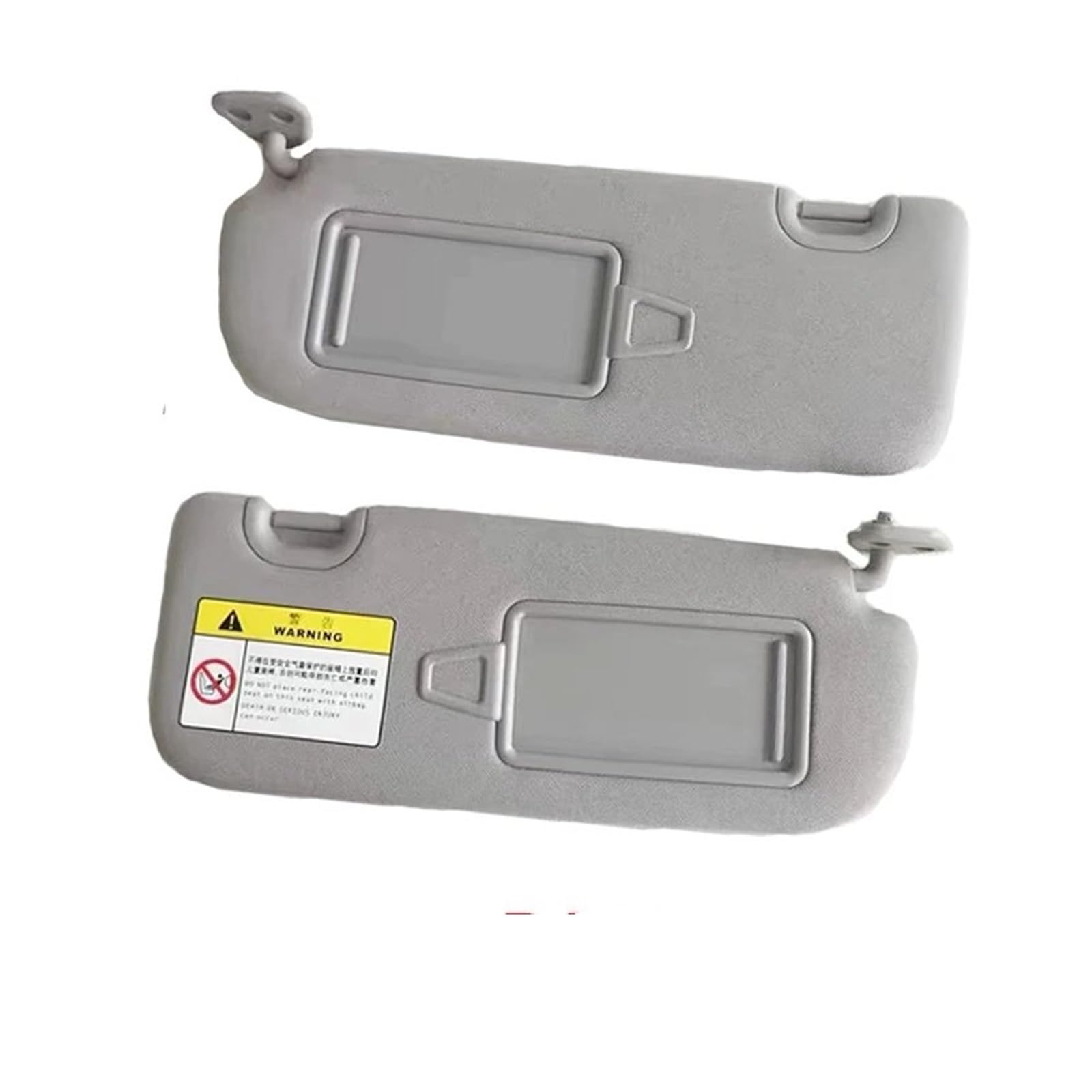 Sonnenblende Für Hyundai Für Santafe IX45 2012 2013 2014 2015 2016 2017 Autozubehör Sonnenblende Grau Mit Einem Make-up-Spiegel(A Pair) von SANCAK