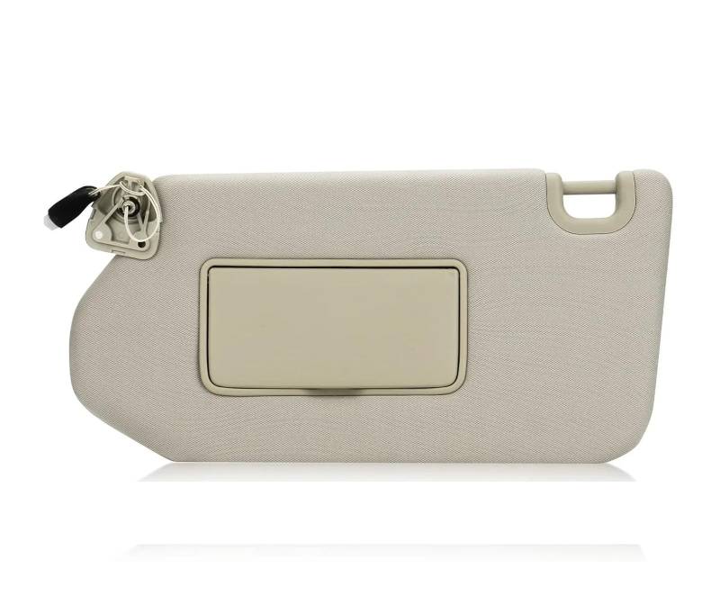 Sonnenblende Für Nissan Für Pathfinder Für Infiniti Für QX60 Für JX35 Sonnenblende Mit Licht Linke Seite Und Rechte Seite Fahrer Und Beifahrerseite(Beige Left Driver) von SANCAK