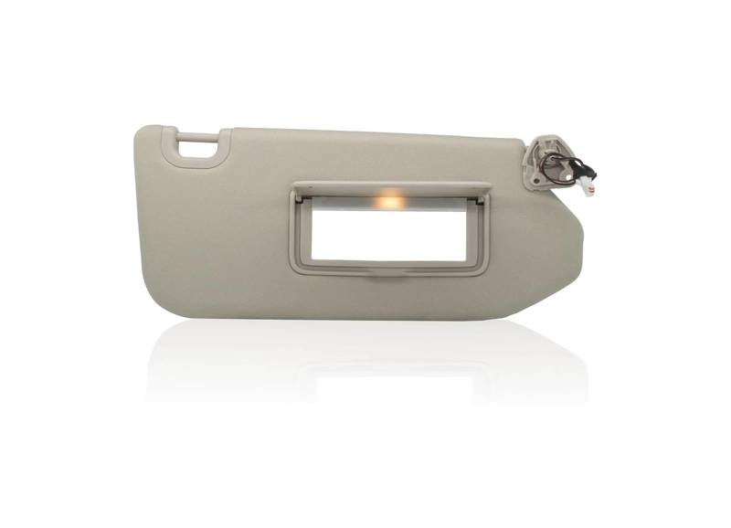 Sonnenblende Für Nissan Für Pathfinder Für Infiniti QX60 JX35 Linke Fahrerseite Rechts Beifahrerseite Sonnenblende Schatten Sonnenblende Mit Licht 96400-9PB0A(Beige Right Side) von SANCAK